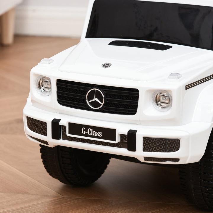3 in 1 Kids Children Ride on Push Car Toddler Sliding Car G350 Licensed Walker Foot to Floor Slider Push-Along with Horn Steering Wheel NO POWER Manual, White