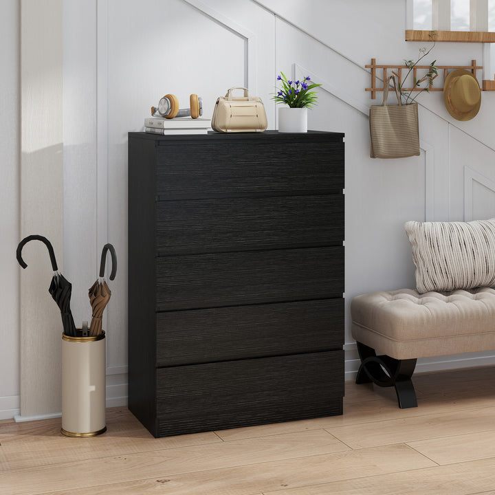 Chest of Drawers, 5 Drawer Dresser, Modern Storage Cabinet with 5 Draw