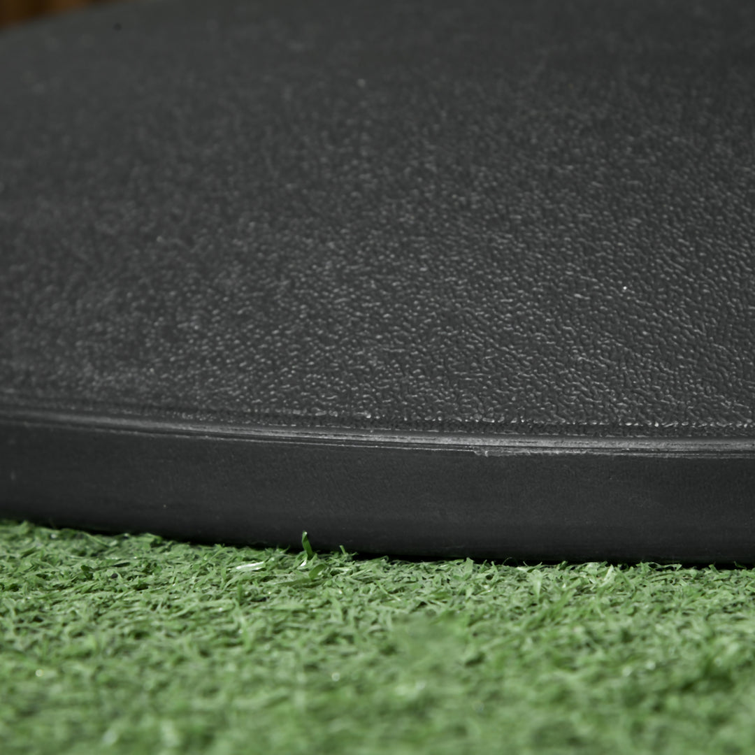 MCL Heavy Duty Cement Parasol Base 20kg Round Patio Umbrella Stand Garden Outdoor Shade Holder for Dia. 35mm/38mm/48mm Poles