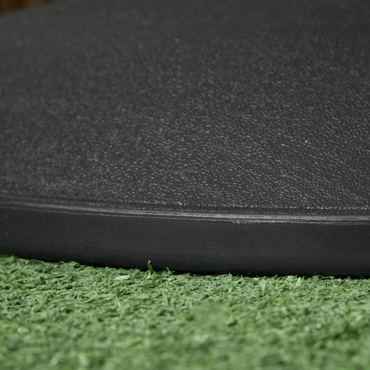 MCL Heavy Duty Cement Parasol Base 20kg Round Patio Umbrella Stand Garden Outdoor Shade Holder for Dia. 35mm/38mm/48mm Poles