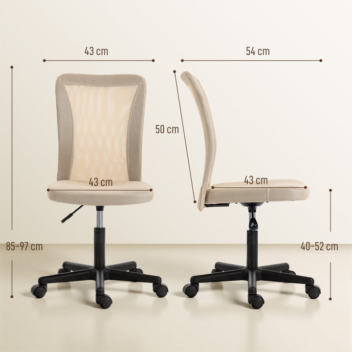 Computer Desk Chair, Mesh Office Chair with Adjustable Height and Swiv