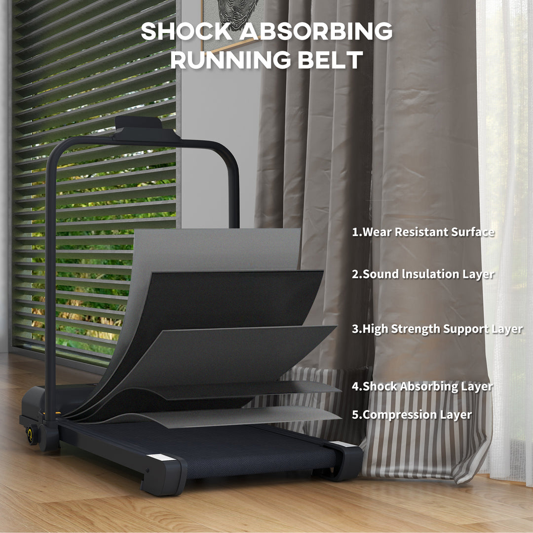 2.5HP Walking Pad Treadmill, Folding Under Desk Treadmill, Walking Machine, 1-10km/h, with Remote Control