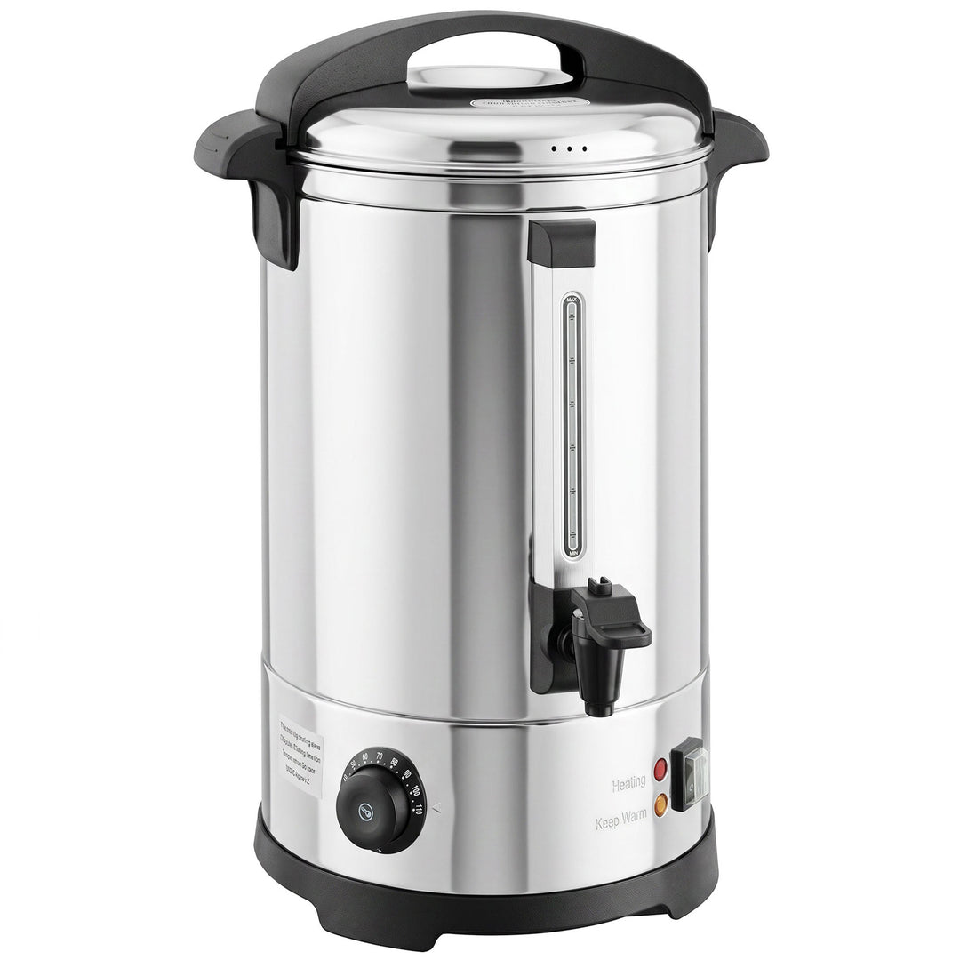 13L Catering Urn, 2500W Stainless Steel Hot Water Boiler Dispenser wit