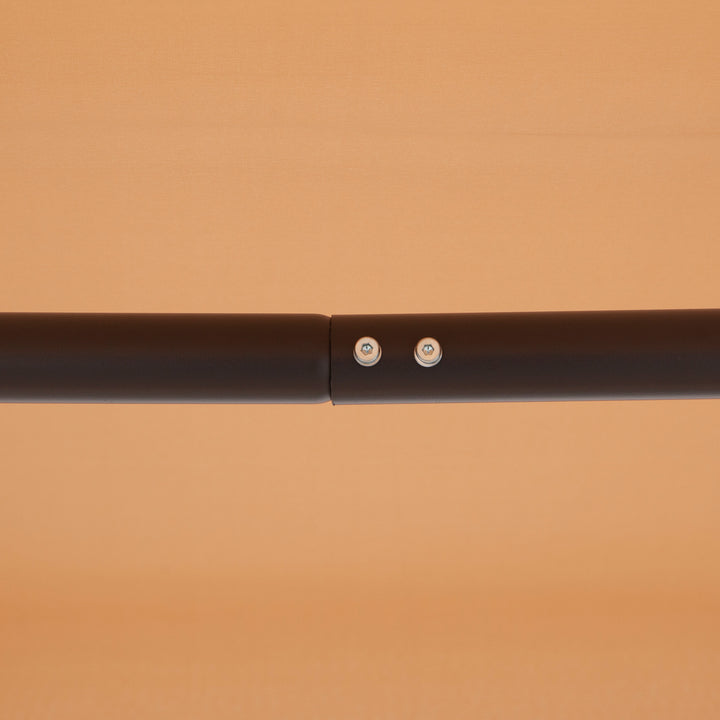 MCL 3 Seater Swing Chair, Garden Swing Bench with Canopy, Breathable Mesh Seat and Heavy Duty Steel Frame for Patio, Yard, Beige