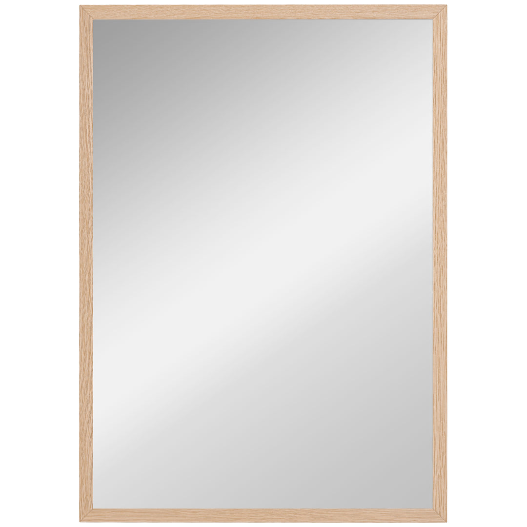 Wall Bathroom Mirror, 70 x 50 cm Wall-Mounted Mirror for Living Room, 