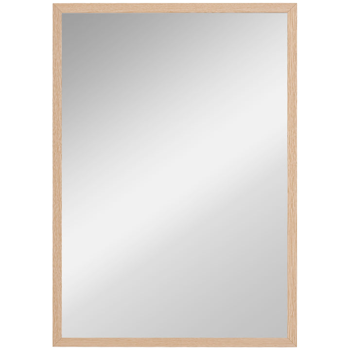 Wall Bathroom Mirror, 70 x 50 cm Wall-Mounted Mirror for Living Room, 
