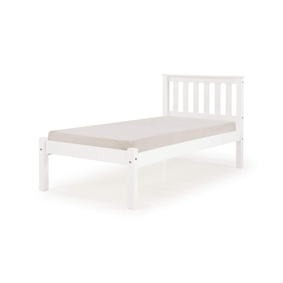 Manila LFE Pine Bed Single White