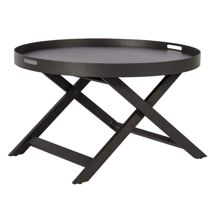 Meridon Metal Coffee Table Grey