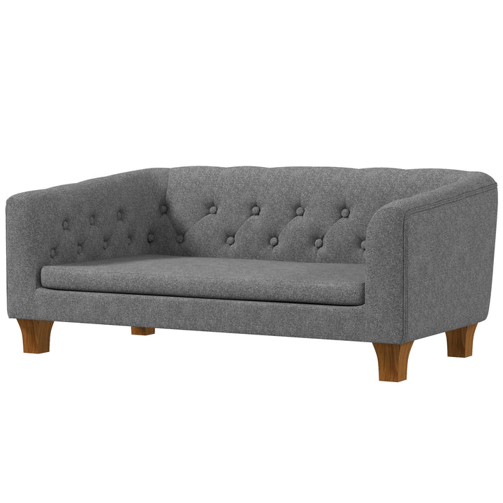 Dog Sofa Bed w/ Soft Cushion for Medium Dogs - Grey