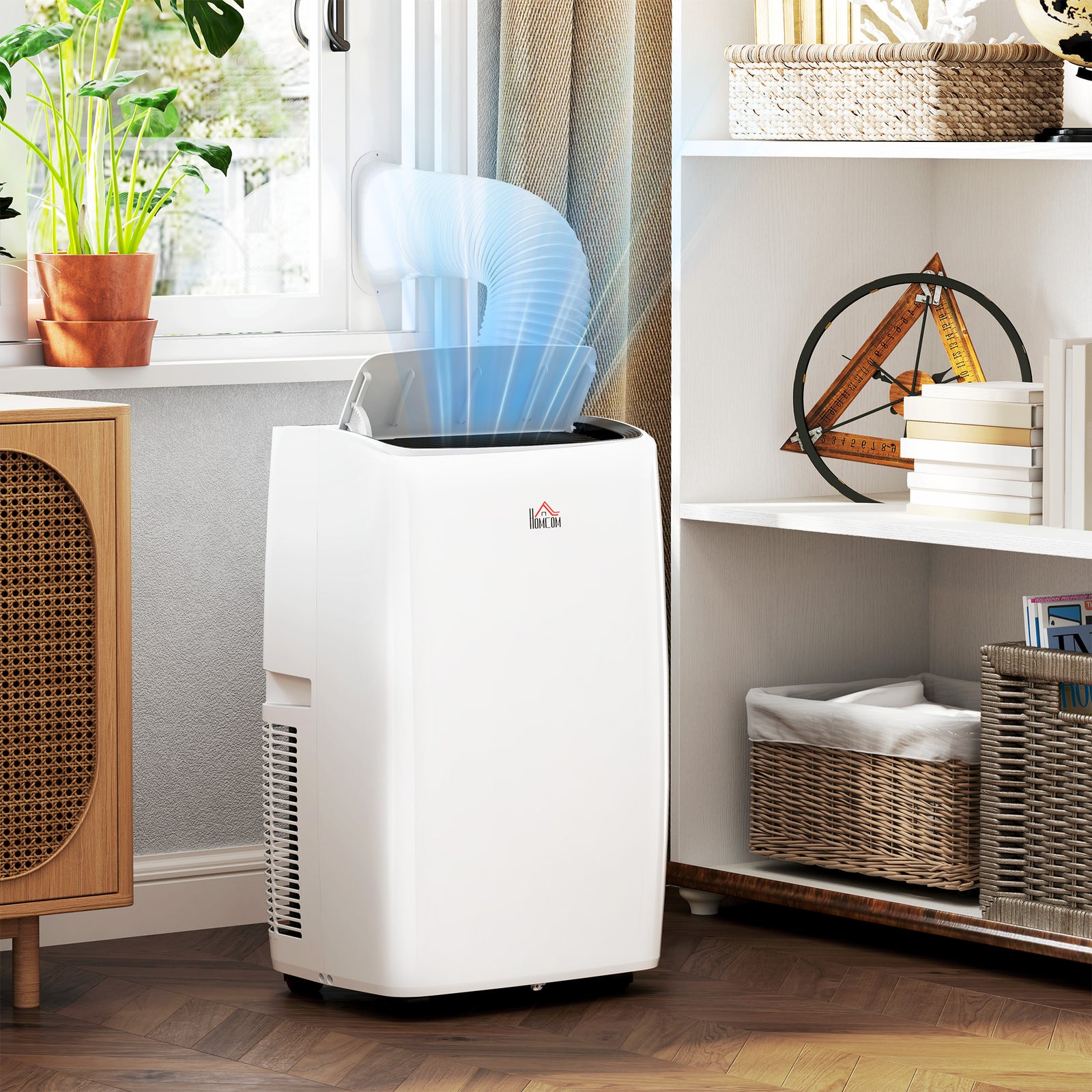 14,000 BTU Mobile Air Conditioner, with LED Screen - White