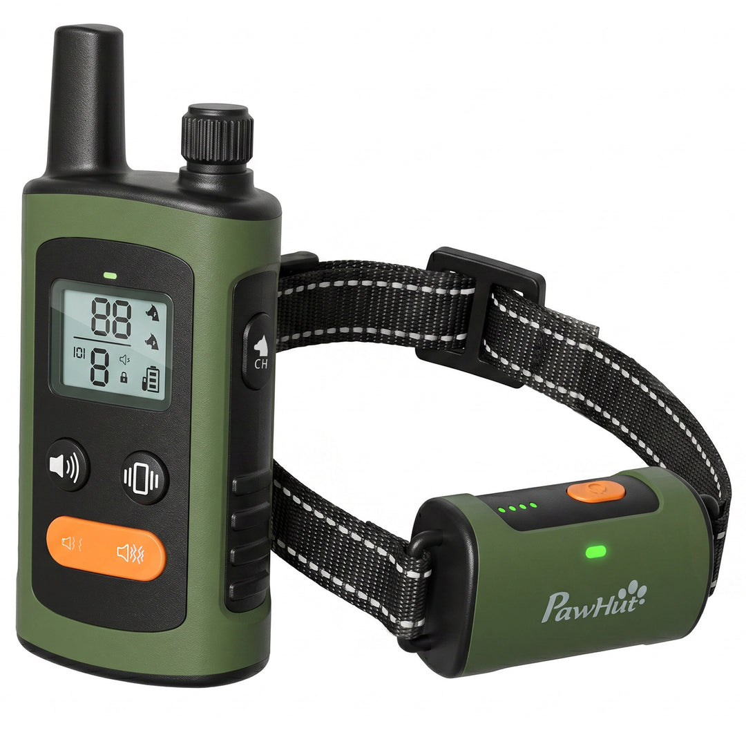 Dog Training Collar with 3200Ft Remote Range, Anti Barking Device with
