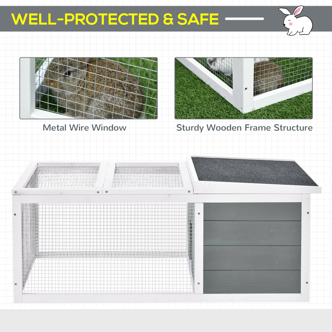 Guinea Pigs Hutches Small Guinea Pigs Hutches Pet Run Cover, with Water-resistant Asphalt Roof