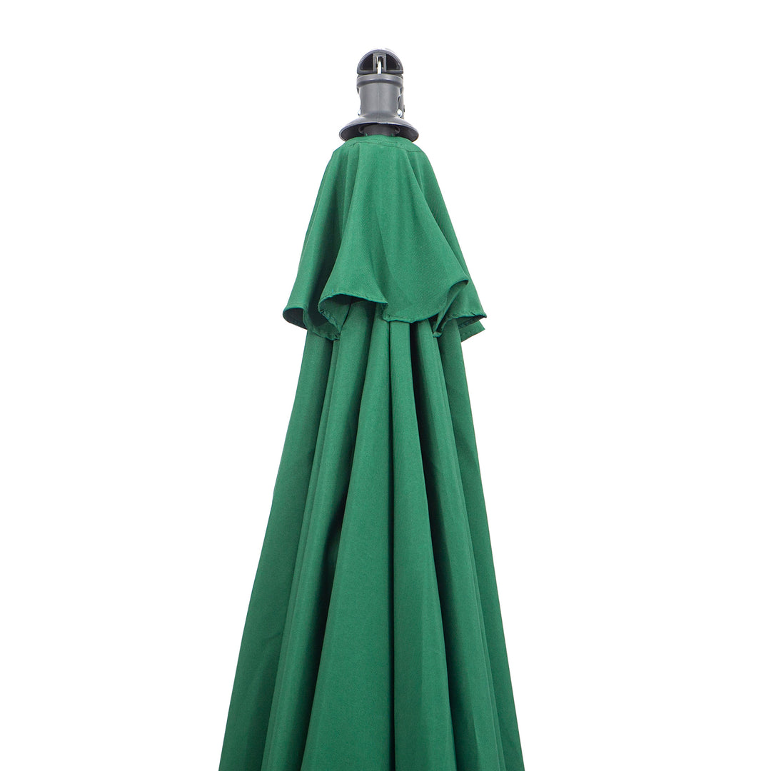 3m Banana Hanging Parasol Umbrella Green