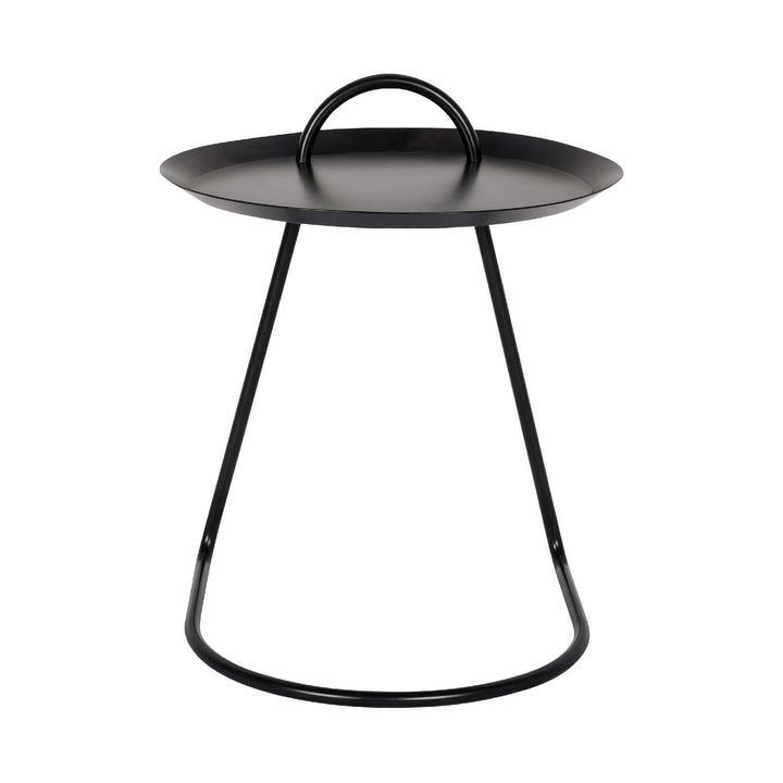 Monroe Metal Lamp Table Black