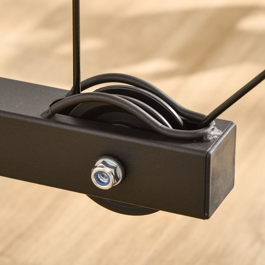 MCL Exercise Pulley Machine Power Tower with Adjustable Seat Cable Positions