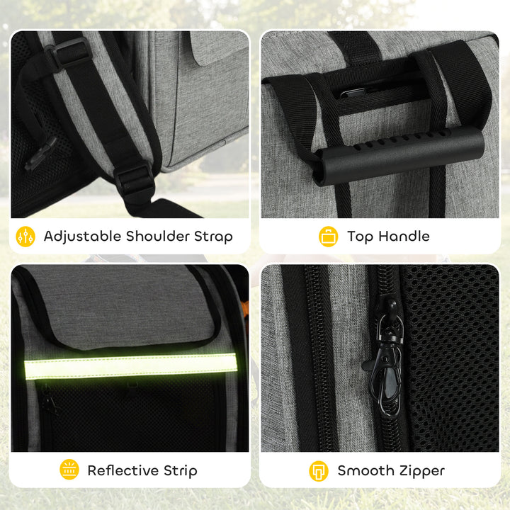 Dog Carrier Backpack Expandable, Breathable Pet Carrier Bag for Small 