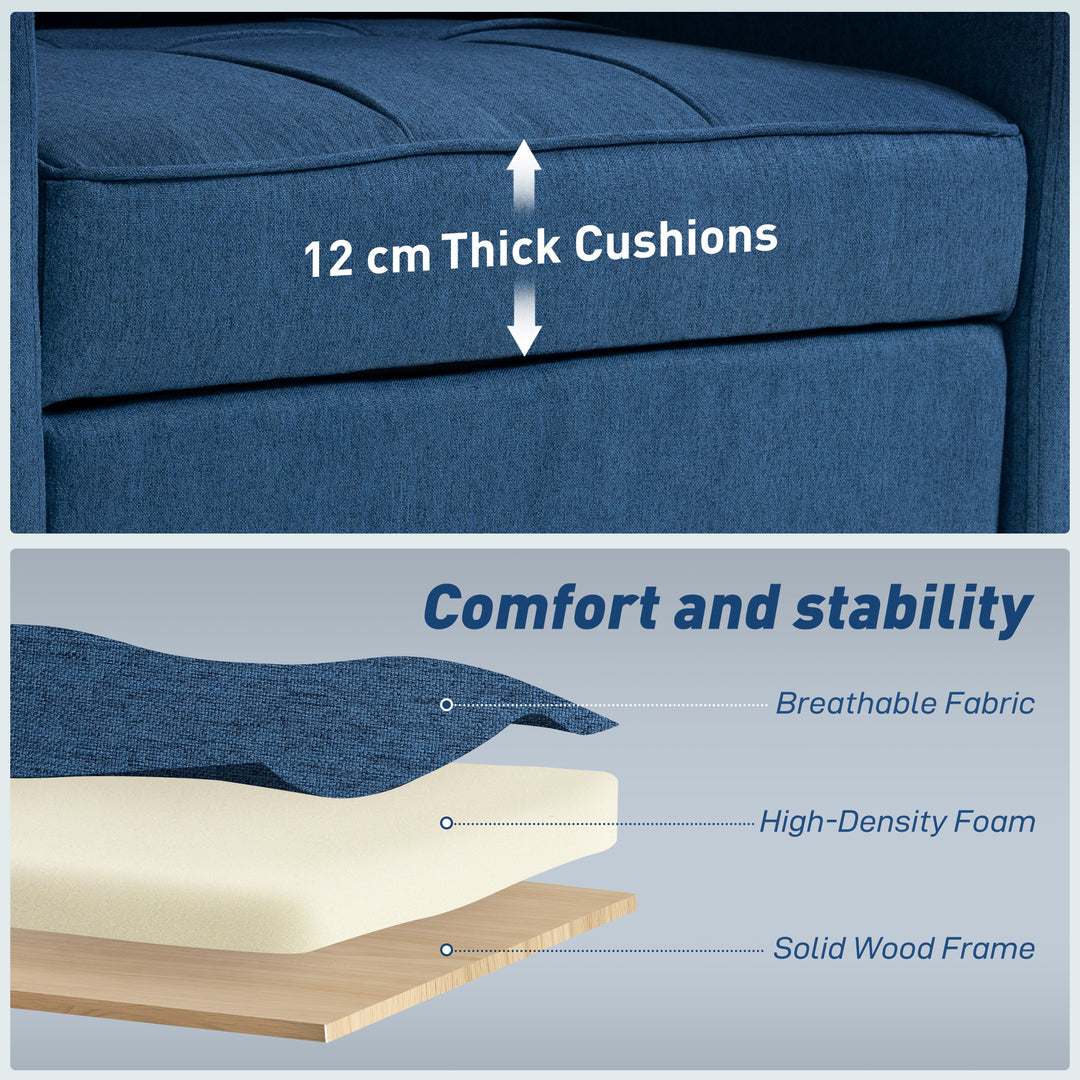 3-in-1 Single Sofa Bed, Convertible Sleeper Chair Bed