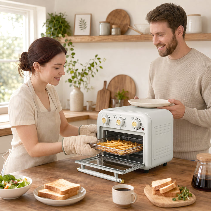 Air Fryer Toaster Oven, Convection Countertop Oven, with Adjustable Te