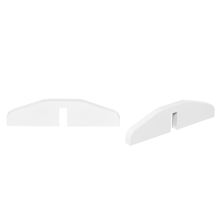 MCL 3 Panels Dog Gate w/ Support Feet Fence Safety Barrier Freestanding Wood White