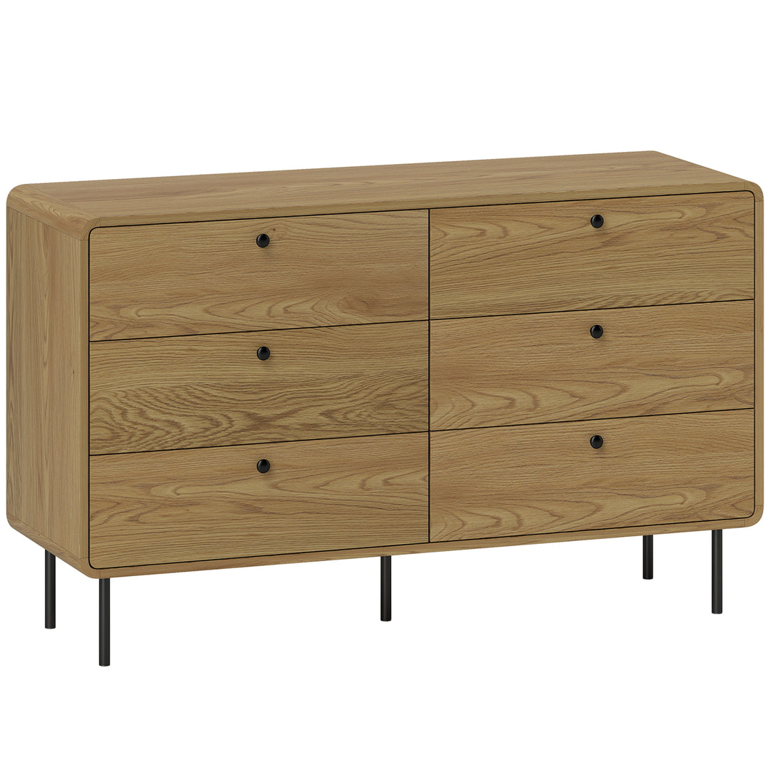 Chest of Drawers, 6 Drawer Dresser