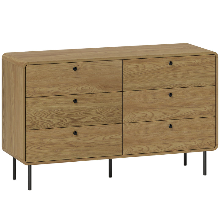 Chest of Drawers, 6 Drawer Dresser