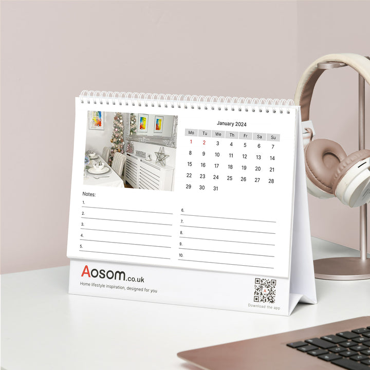 Customised 2024 Desk Calendar