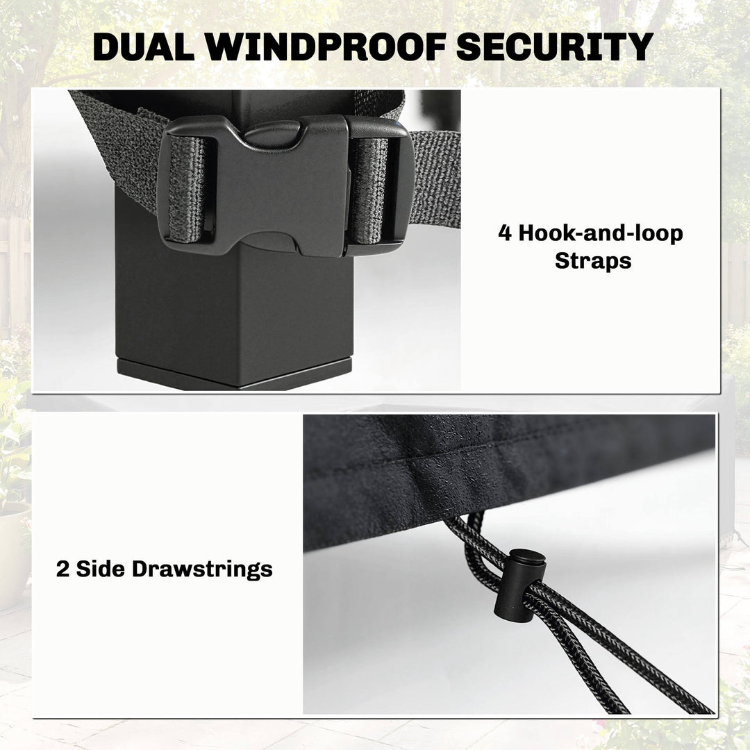 Garden Furniture Cover, Waterproof Patio Furniture Cover with Air Vent