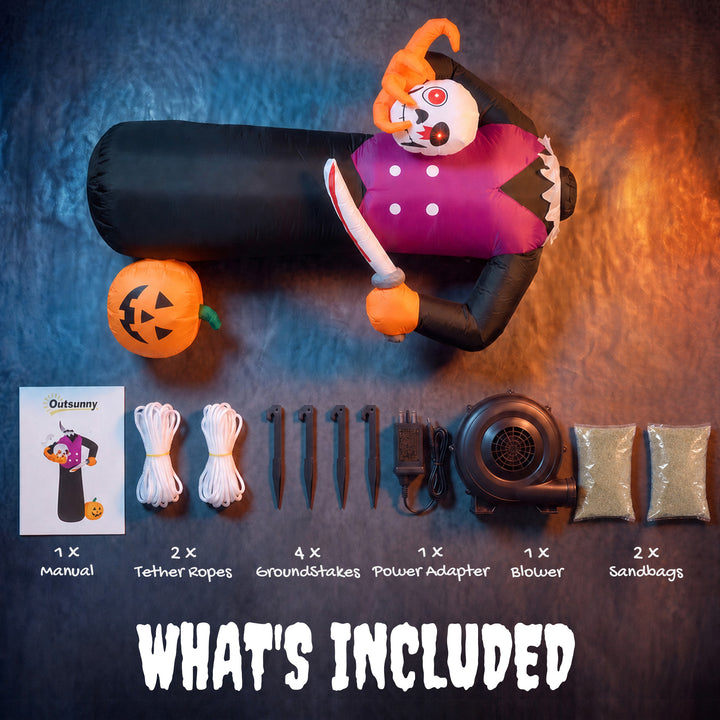 6 FT Halloween Inflatable Headless Skeleton, Blow Up Halloween Skeleto