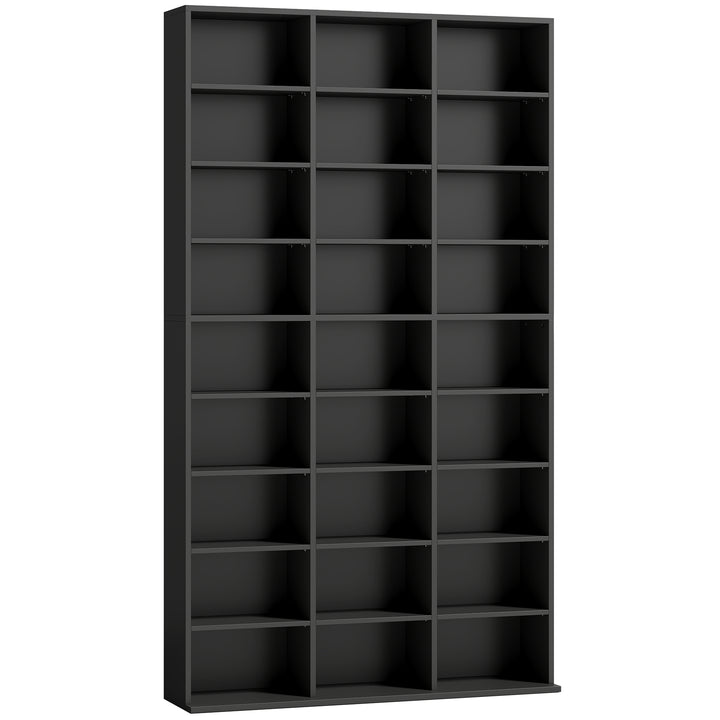835 CD/500 DVD Storage Unit, Blu-ray Media Storage Shelf with 27 Compa