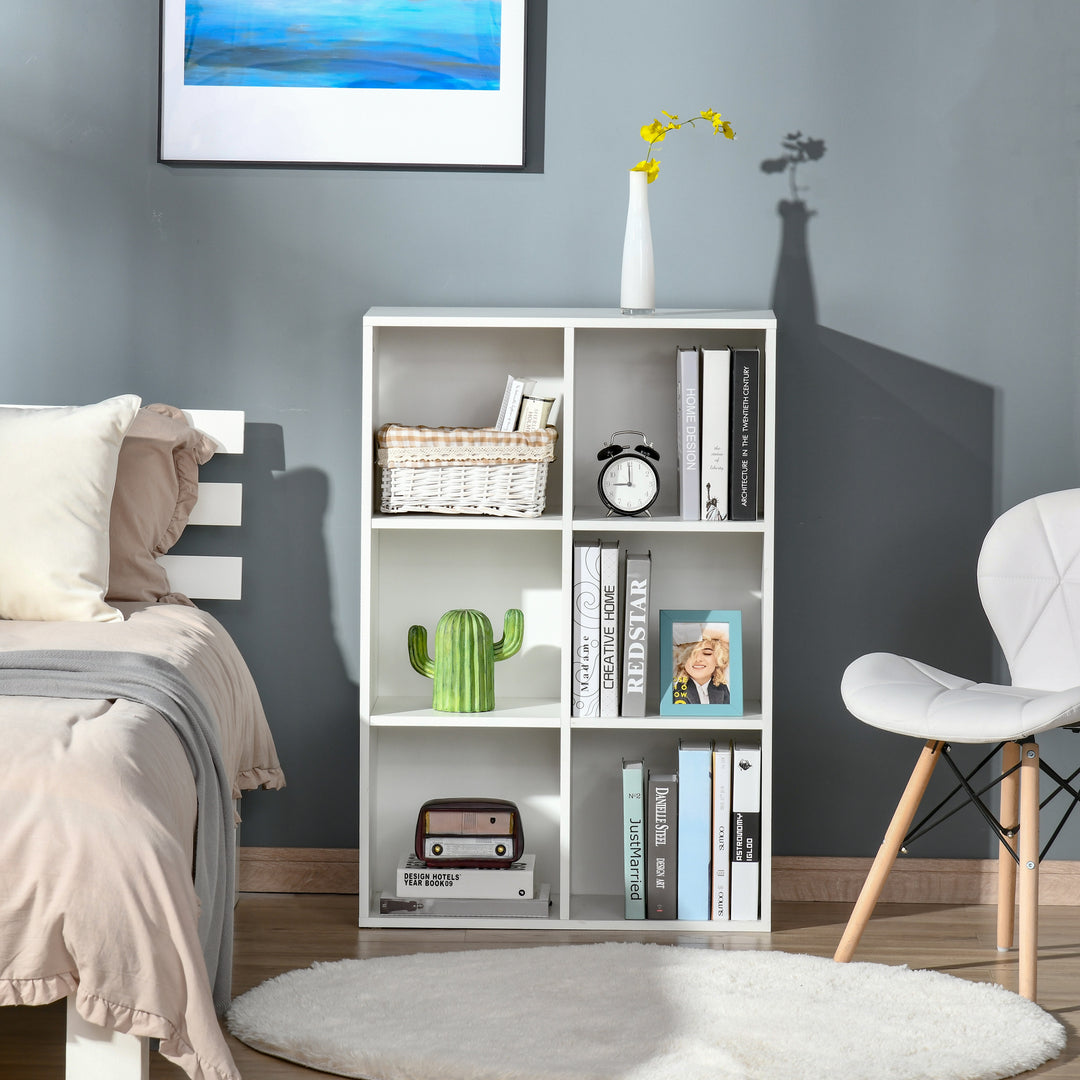 MCL Six-Cube Bookcase - White Wood Effect