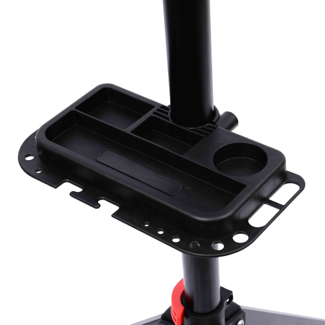 Folding Bike Repair Stand Bicycle Bike Stand For Maintenance Display Cycle Rack with Tool Tray, Height Adjustable