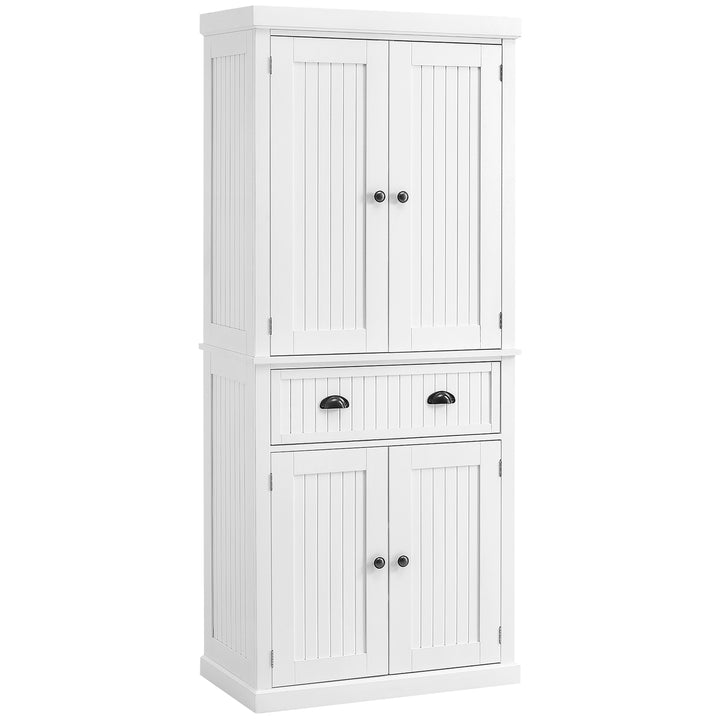 MCL Kitchen Storage Cabinet with Drawer and Adjustable Shelves - White