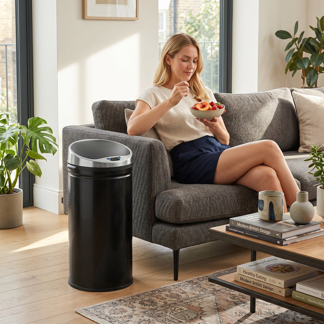 42L Automatic Motion Sensor Rubbish Bin with Fingerprint Resistant, St