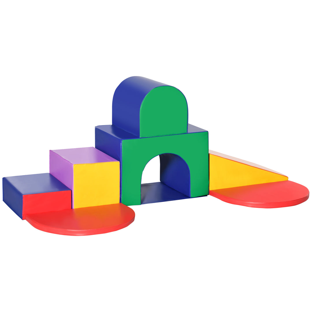 Seven-Piece Kids Soft Playset, for Toddlers - Multicoloured