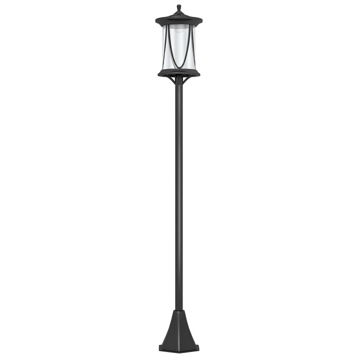 Solar Lamp Post Light, 1.3 M LED Outdoor Street Light, Waterproof IP44 for Patio, Garden, Pathway, Cool White