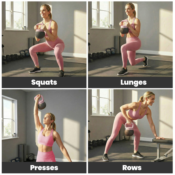 Soft Kettlebell, 12kg Kettle Bell with Anti-Slip Grip for Home Gym Wei