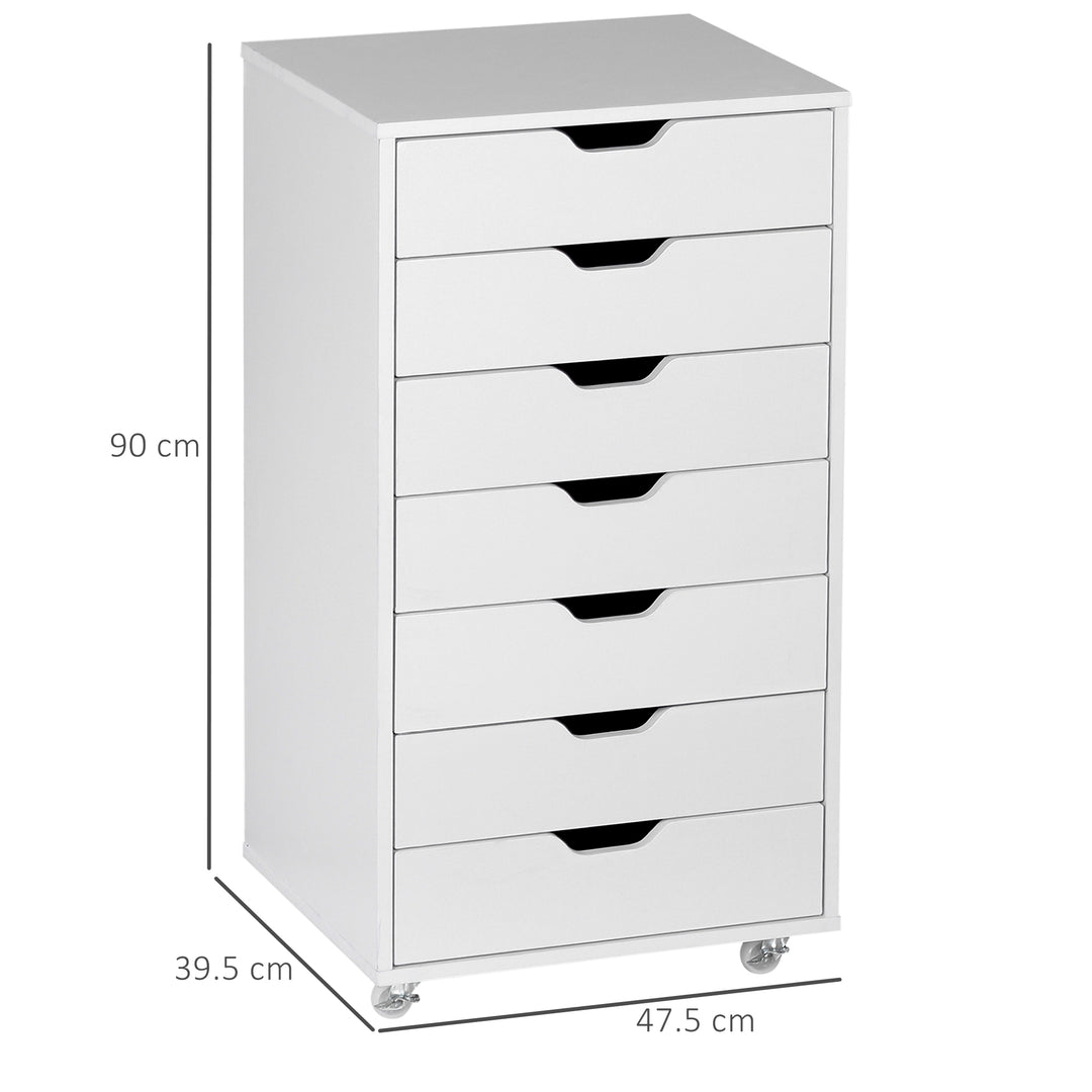 Vinsetto Vertical Filing Cabinet, 7
