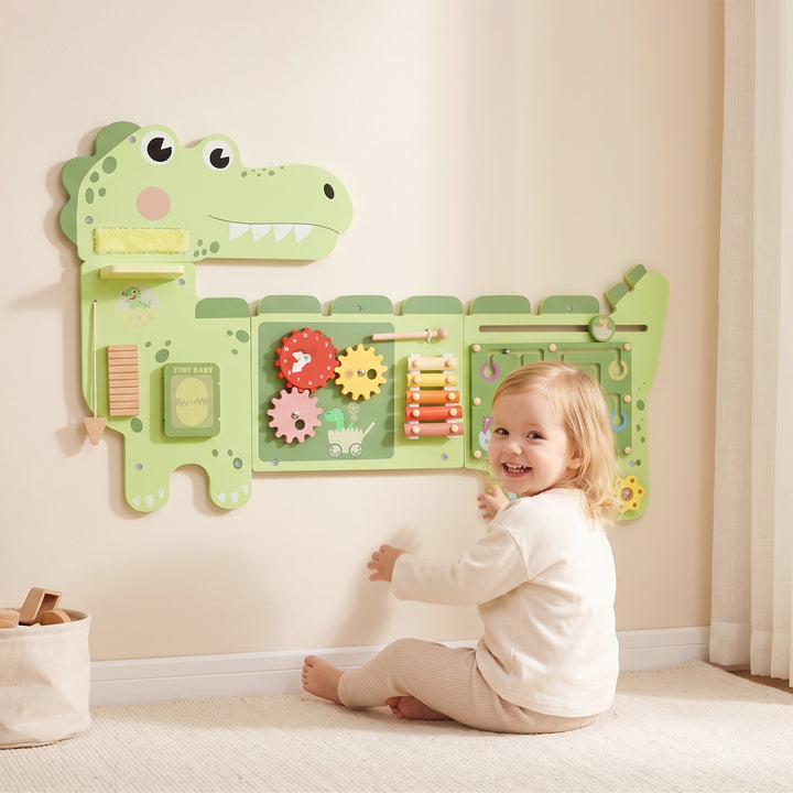 Busy Board Panels, Wall Mounted Montessori Inspired Busy Board, Toddle