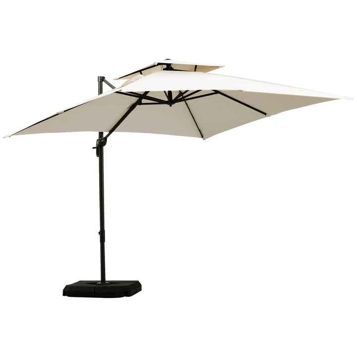 MCL Steel Frame Outdoor Roma Cantilever Umbrella
