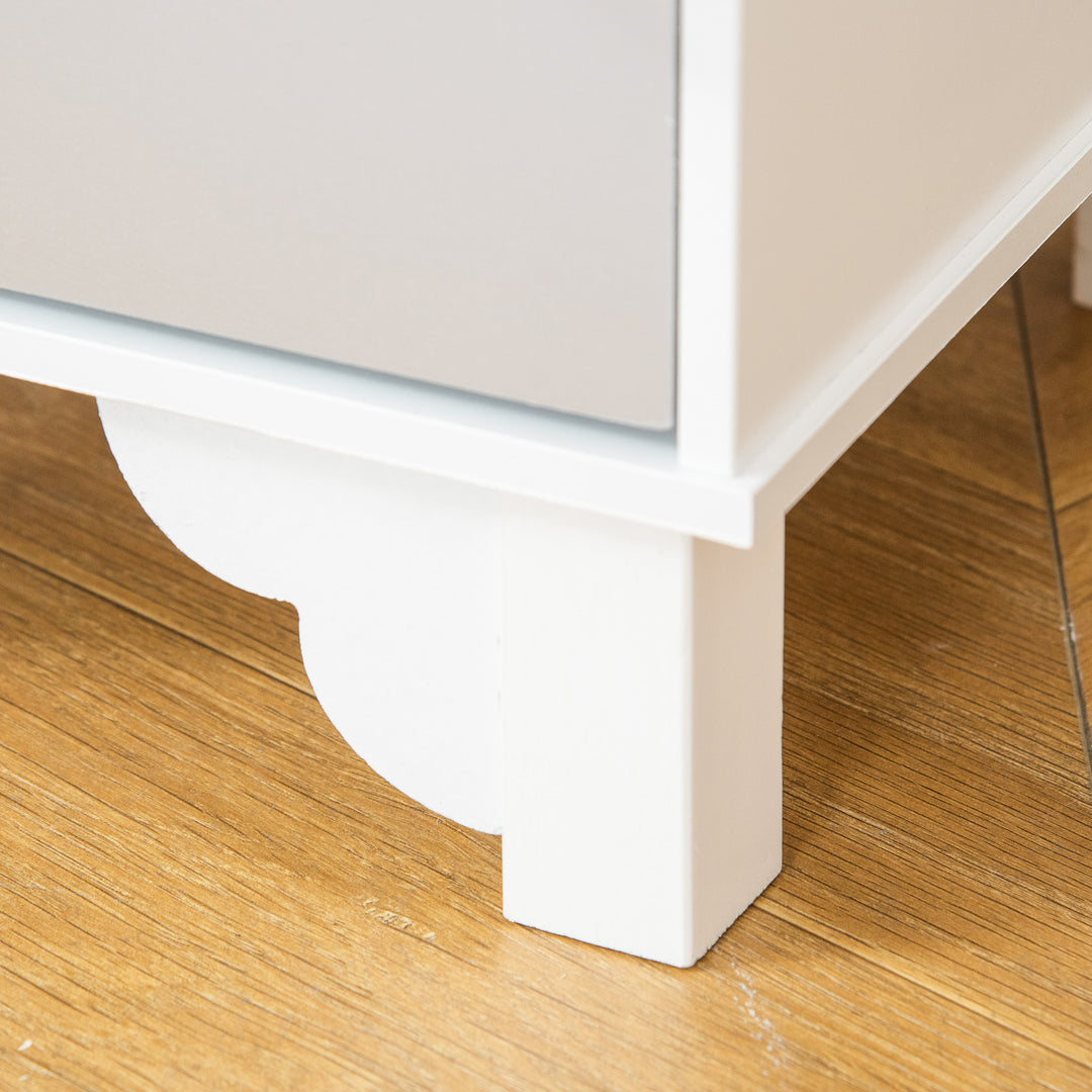 MCL Two Kids Wooden Toy Kitchen Play Cooking Set Pretend Role Playset, with  Sink, Telephone, Storage Basket, for 3-6 Years Old