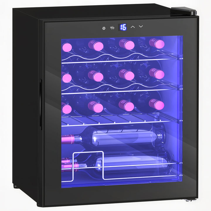 MCL 42L 16-Bottle Wine Cooler Fridge - Black