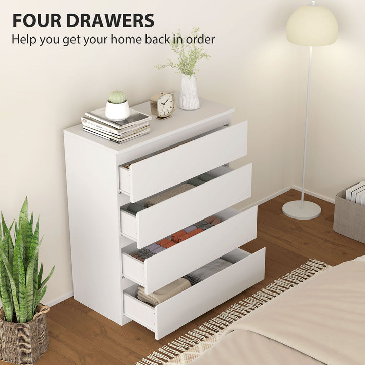 Chest of Four Drawers - White