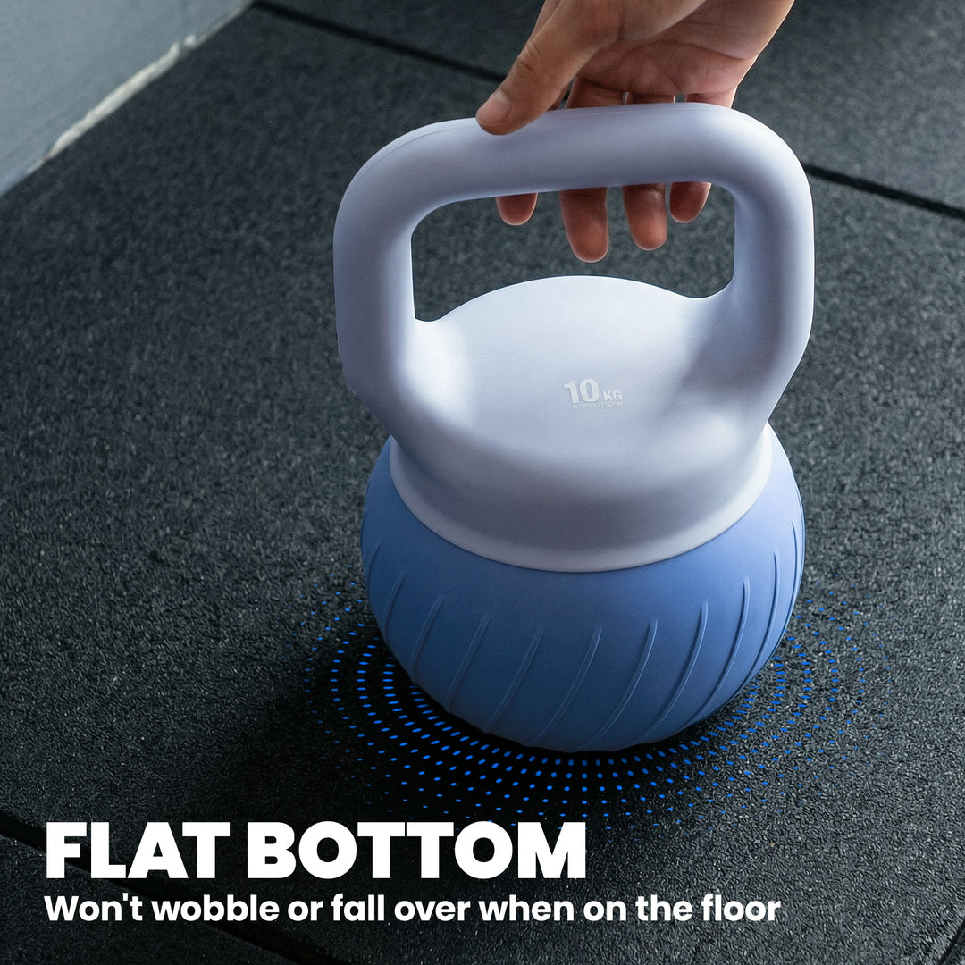 Soft Kettlebell, 10kg Kettle Bell with Anti-Slip Grip for Home Gym Wei