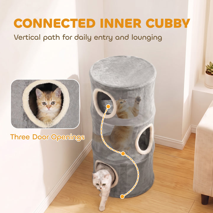 Cat House for Indoor Kittens, Cat Condo with Removable Washable - view 5