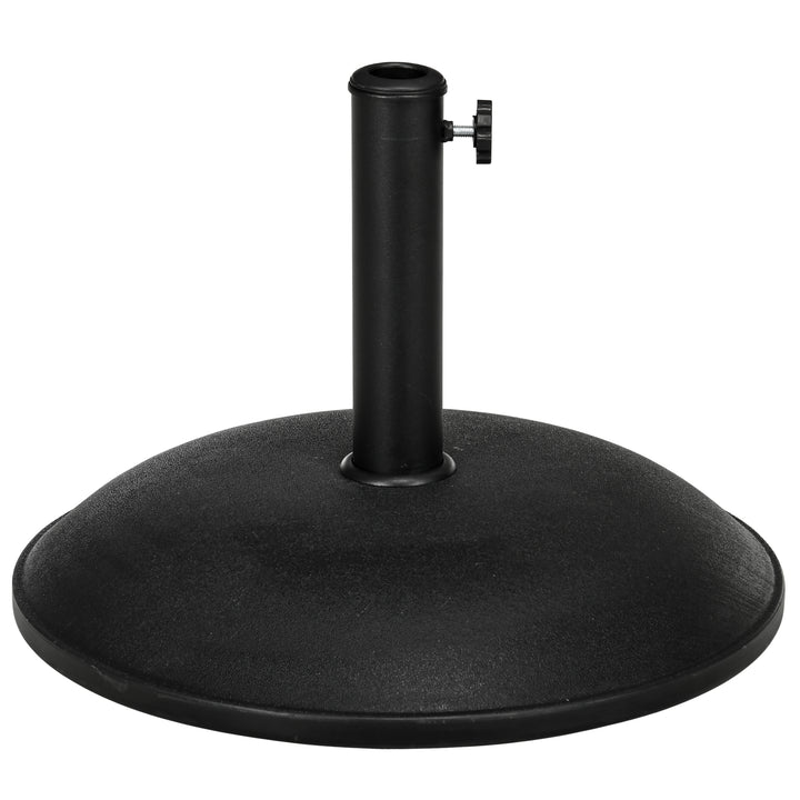 MCL Heavy Duty Cement Parasol Base 20kg Round Patio Umbrella Stand Garden Outdoor Shade Holder for Dia. 35mm/38mm/48mm Poles