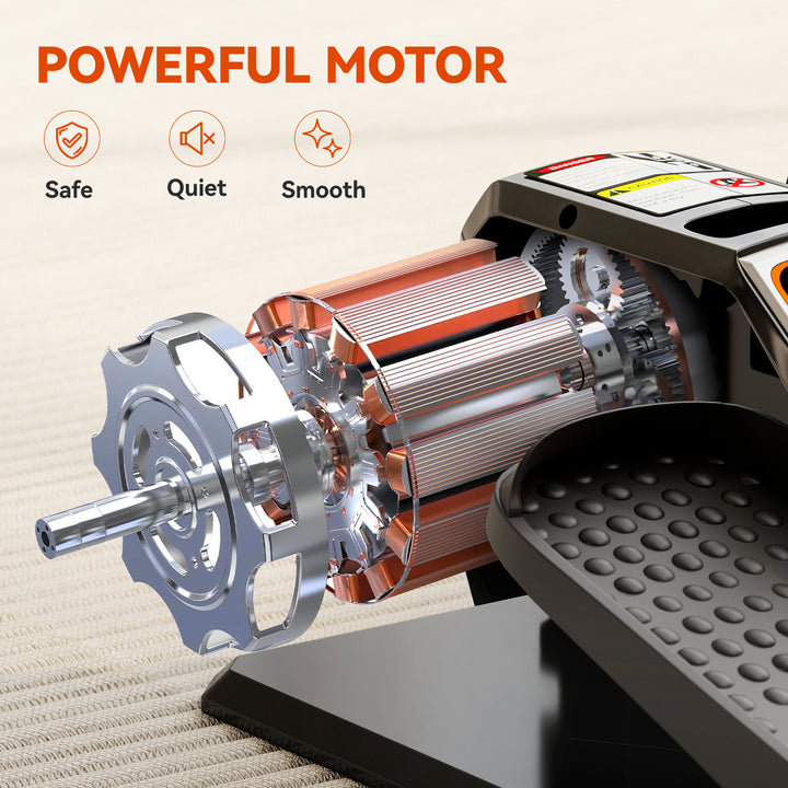 Under Desk Elliptical Machine for Home, Electric Elliptical Machine wi