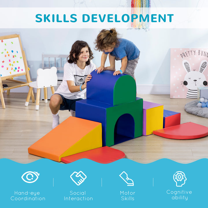 MCL Seven-Piece Kids Soft Playset, for Toddlers - Multicoloured