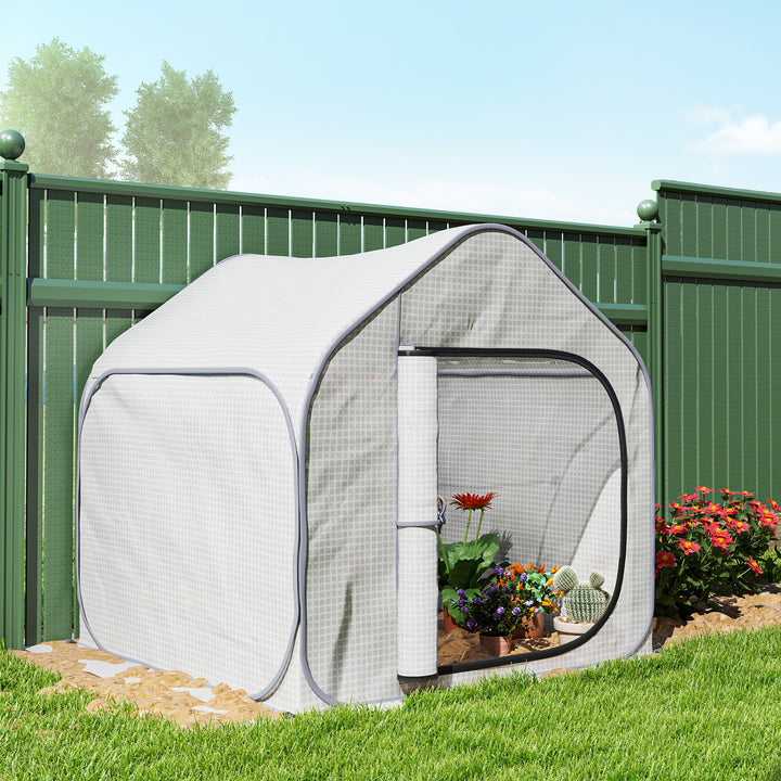 150 x 148cm Pop-Up Greenhouse - White