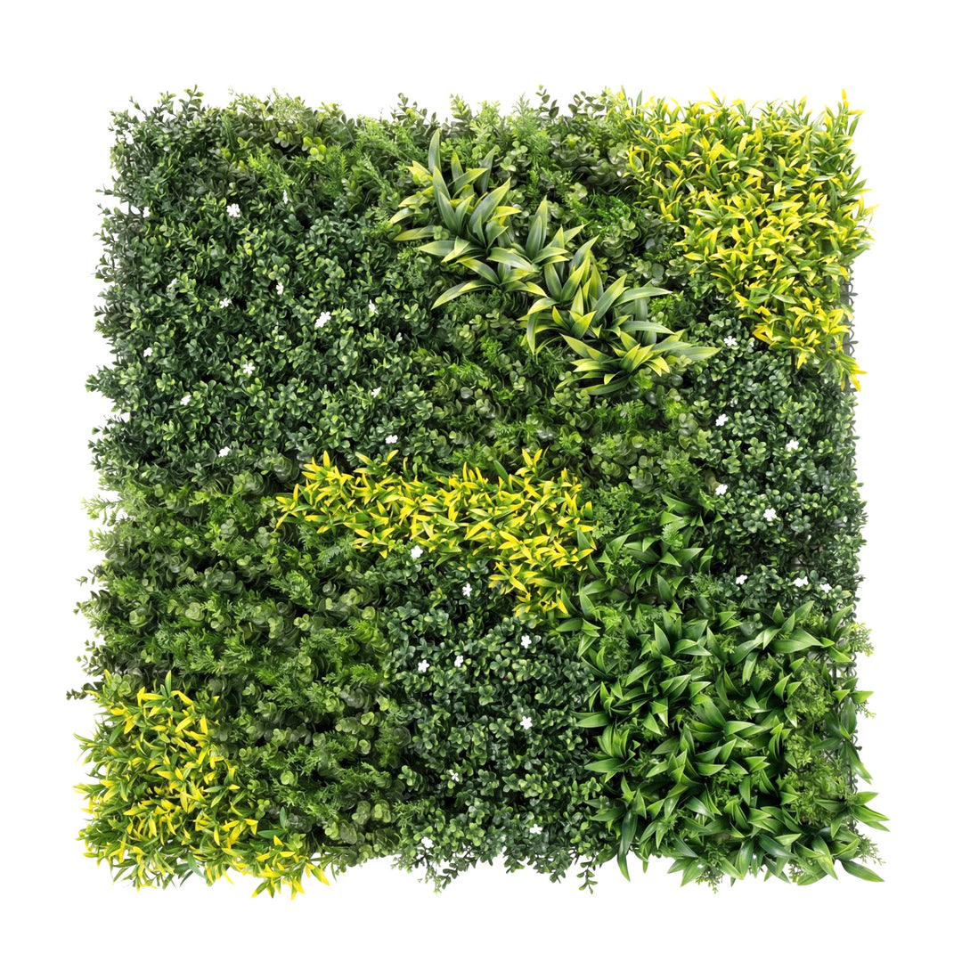 Artificial Plant Wall Panel, 100x100 cm Artificial Grass Backdrop Wall