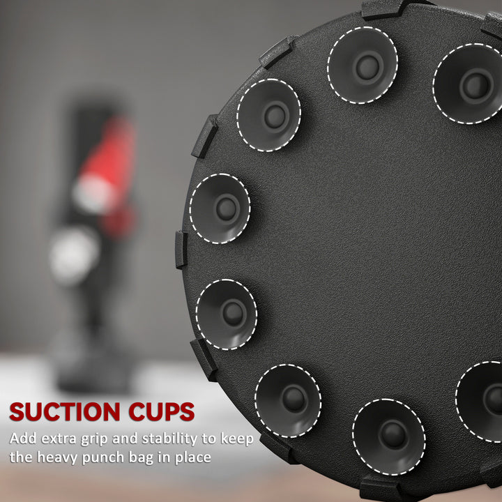 175cm Heavy Boxing Bag with Stand and Suction Cup Base